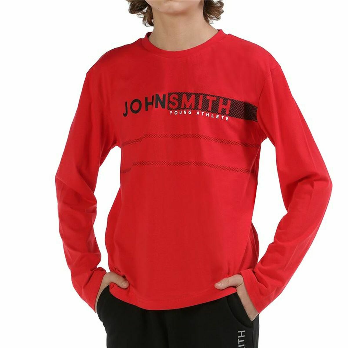 Långärmad t-shirt, Barn John Smith Bordo Röd - 5