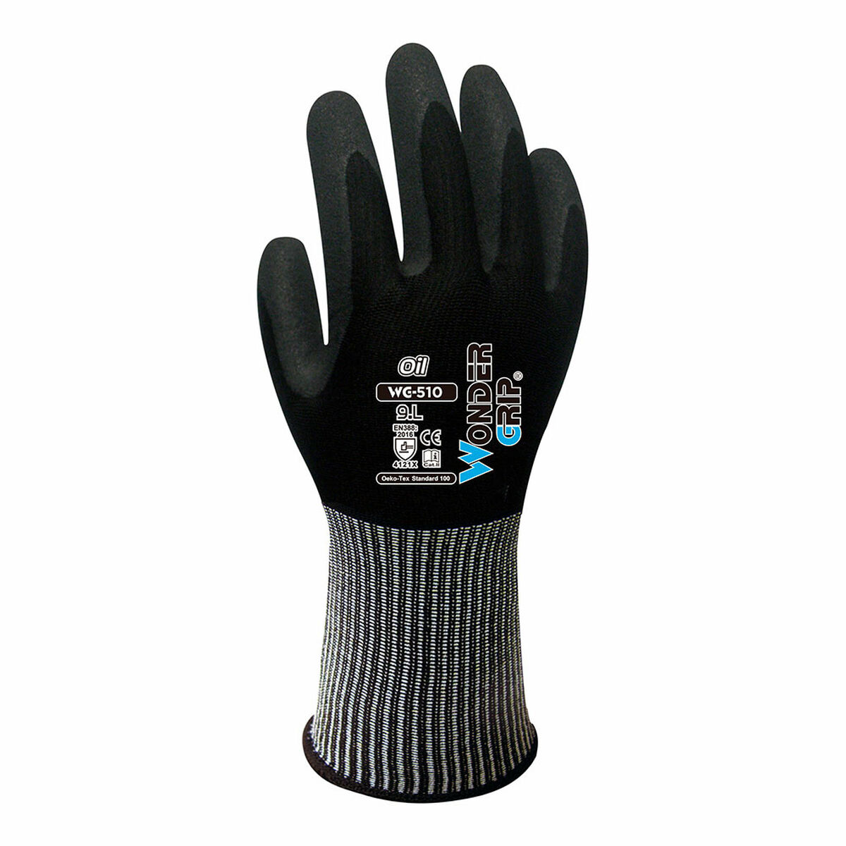 Arbetshandskar Wonder Grip Svart - 2