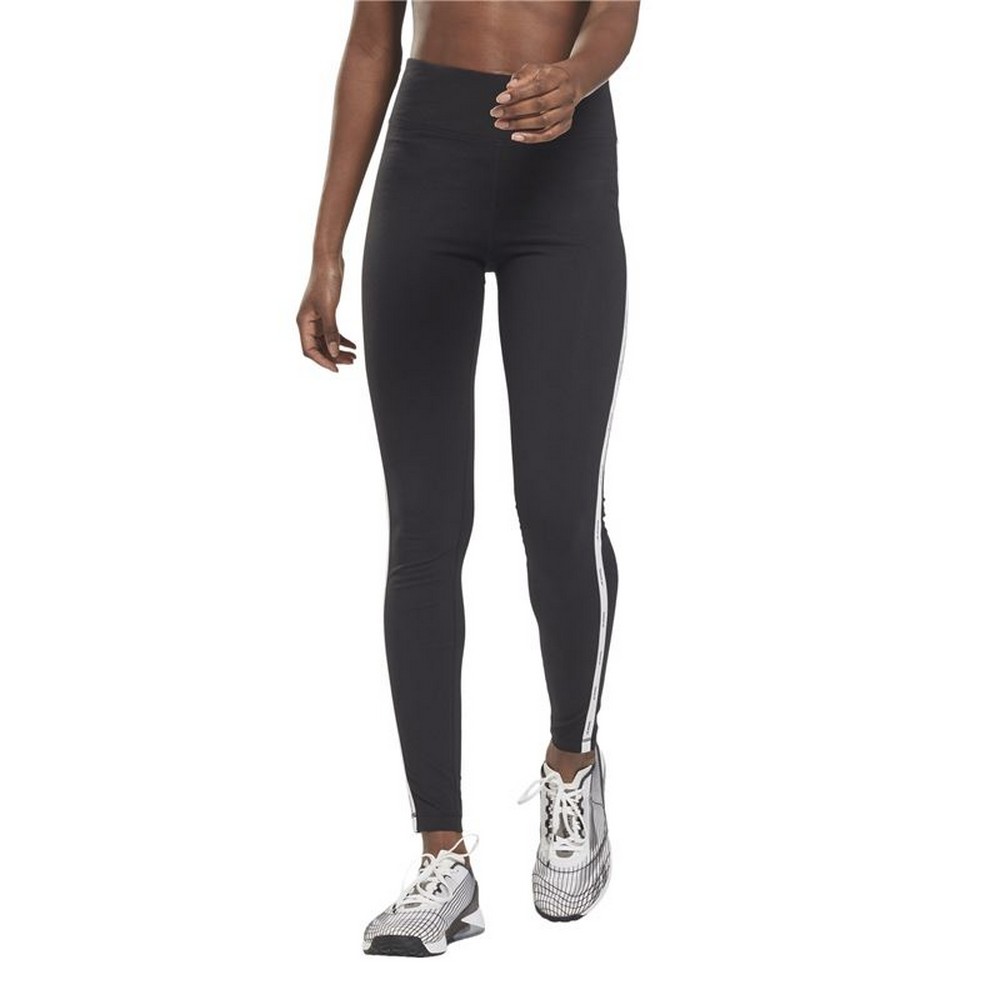 Sport-leggings, Dam Reebok  Pping Cotton W  Svart - 4