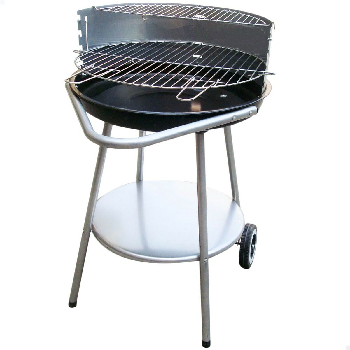 Kolgrill med hjul Aktive Emaljerad metall 51 x 82 x 51 cm Svart - 6