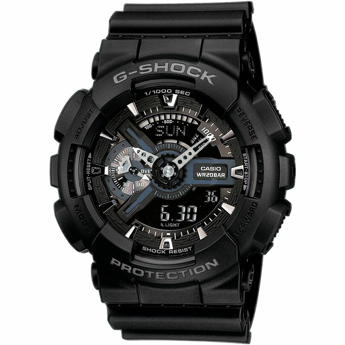Herrklocka Casio GA-110-1BER Svart Silvrig