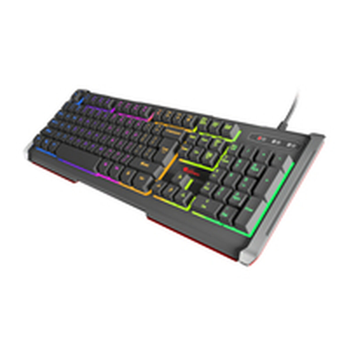 Tangentbord Genesis NKG-0993 Svart Multicolour QWERTY - 2