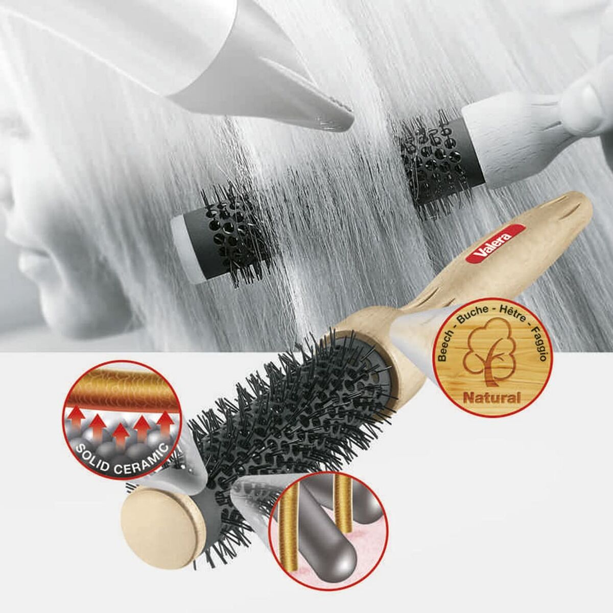 Värmeborste Valera X-brush Thermoceramic - 2