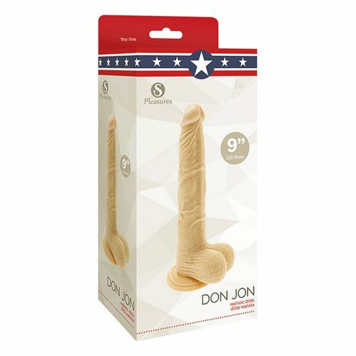 Dildo S Pleasures Don Jon PVC Ø 4,1 cm (20 cm) - 2