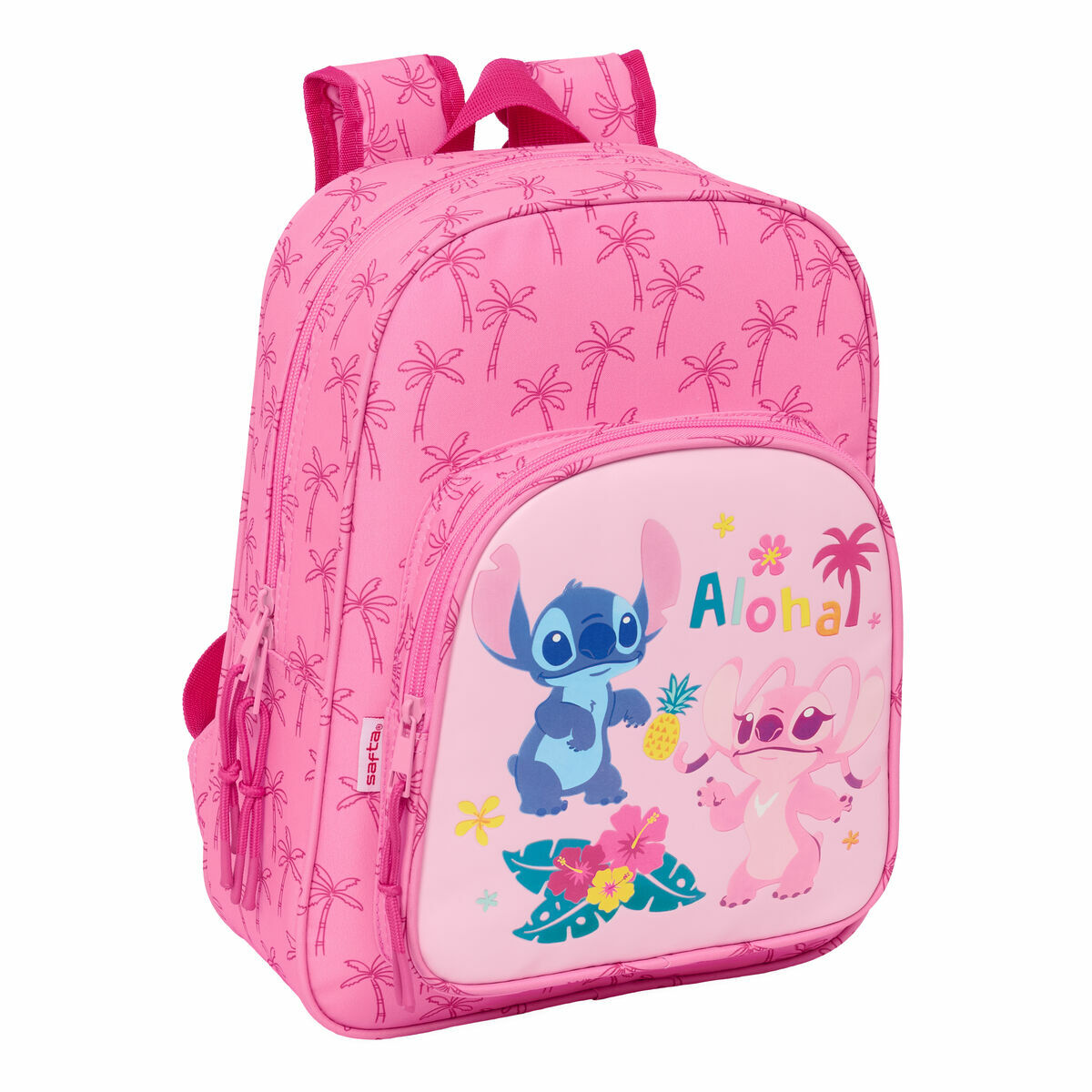 Skolryggsäck Lilo & Stitch Chill Rosa Mint 26 x 34 x 11 cm - 3