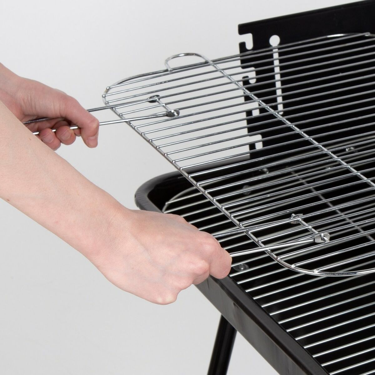 Bärbar Grill Aktive Rostfritt stål Stål 55 x 82 x 43 cm - 9