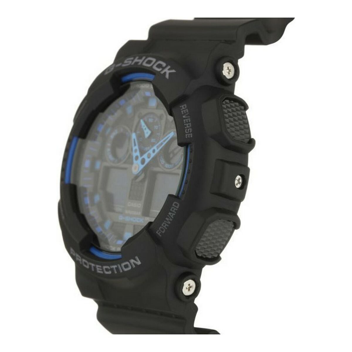 Herrklocka Casio G-Shock GA-100-1A2ER Ø 51 mm Svart Multicolour - 3