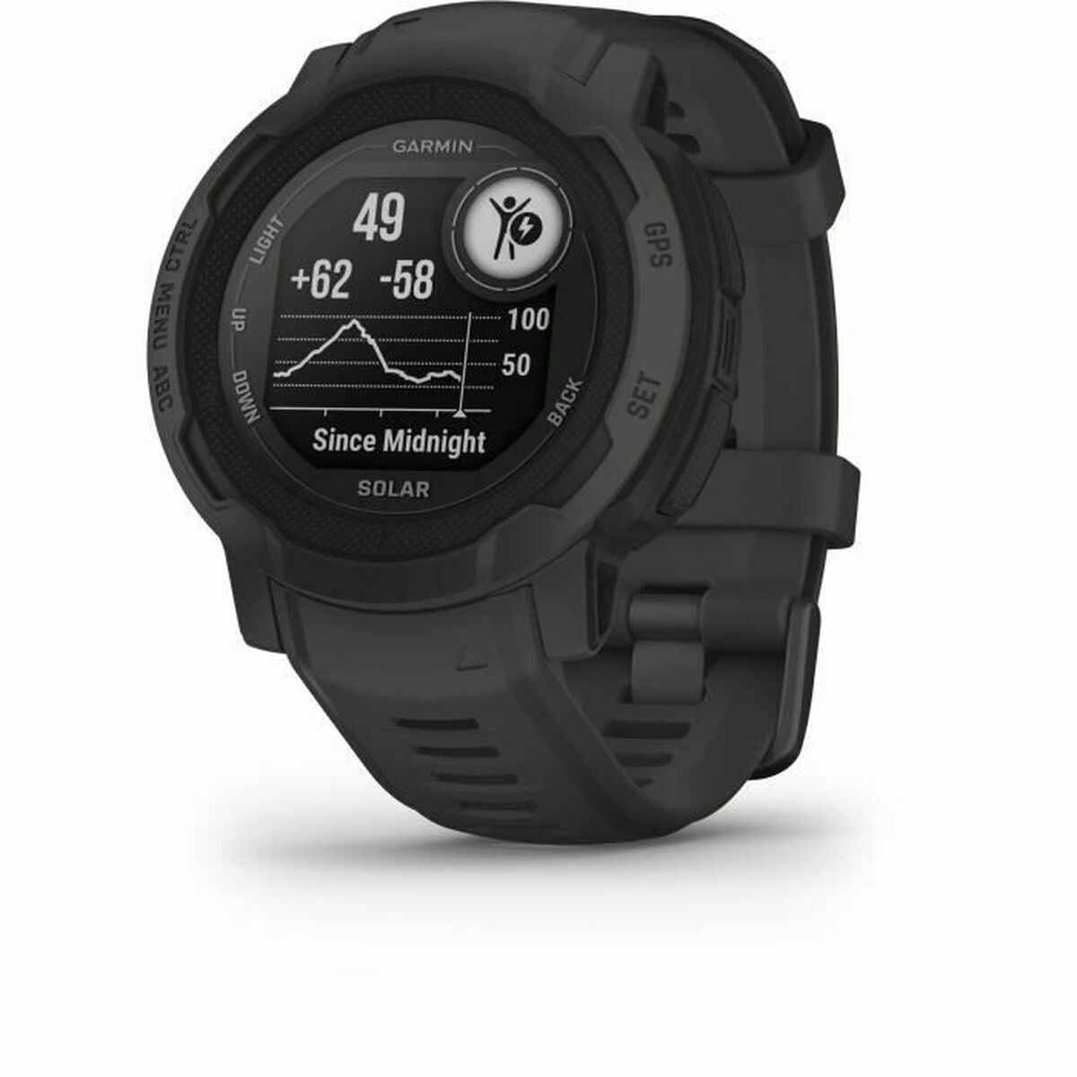 Aktivitetsarmband GARMIN Svart Grafit 0,9" Ø 45 mm - 2