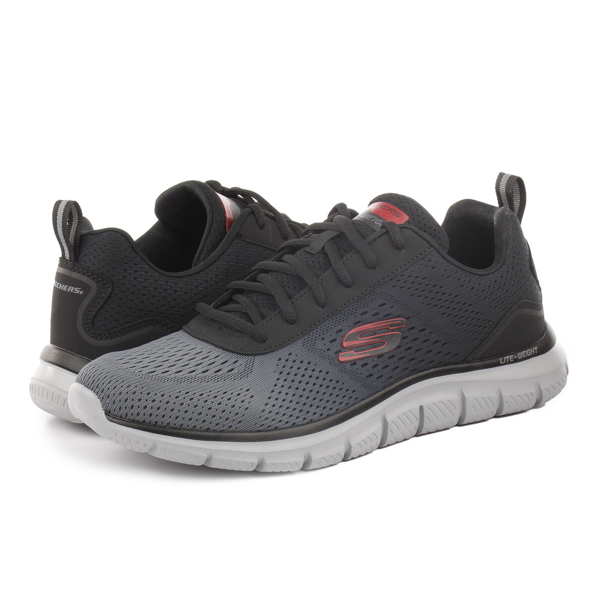Löparskor, Vuxna Skechers Svart Grå - 4