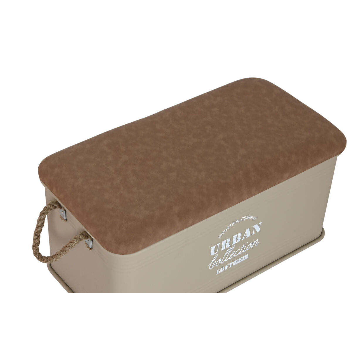 Koffertset Home ESPRIT Polyuretan Metall Urban 69,5 X 36,5 X 38,5 cm (3 antal)