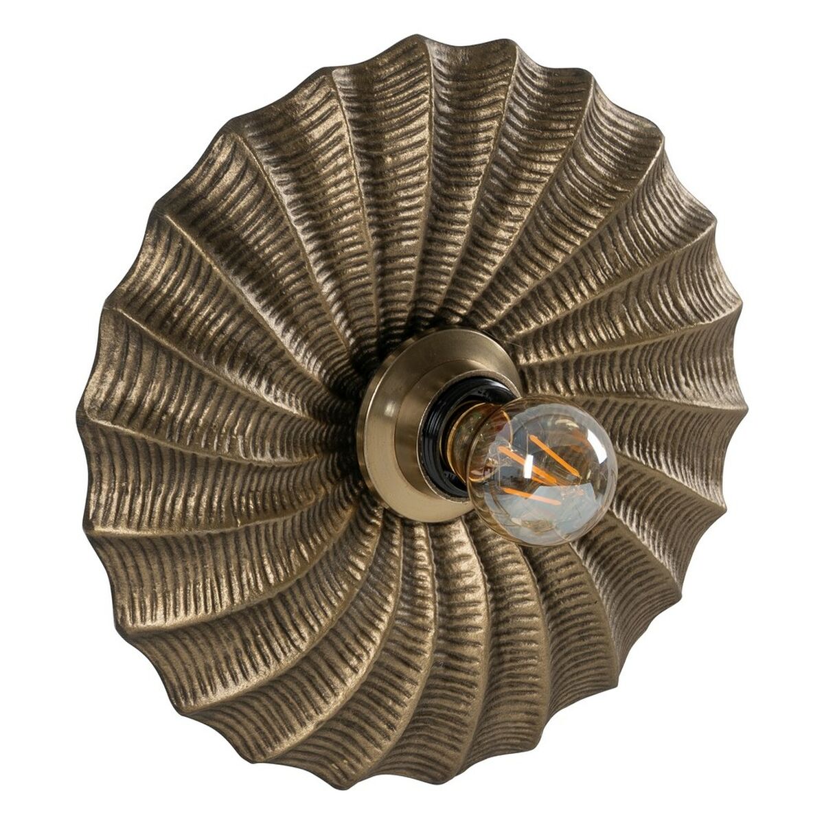 Vägglykta Gyllene Aluminium Järn A 220-240 V 27 x 9 x 27 cm - 4