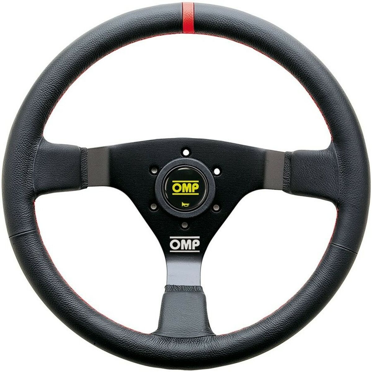 Racing-ratt OMP OD/1980/NR Ø 35 cm Svart/Röd Röd/Svart