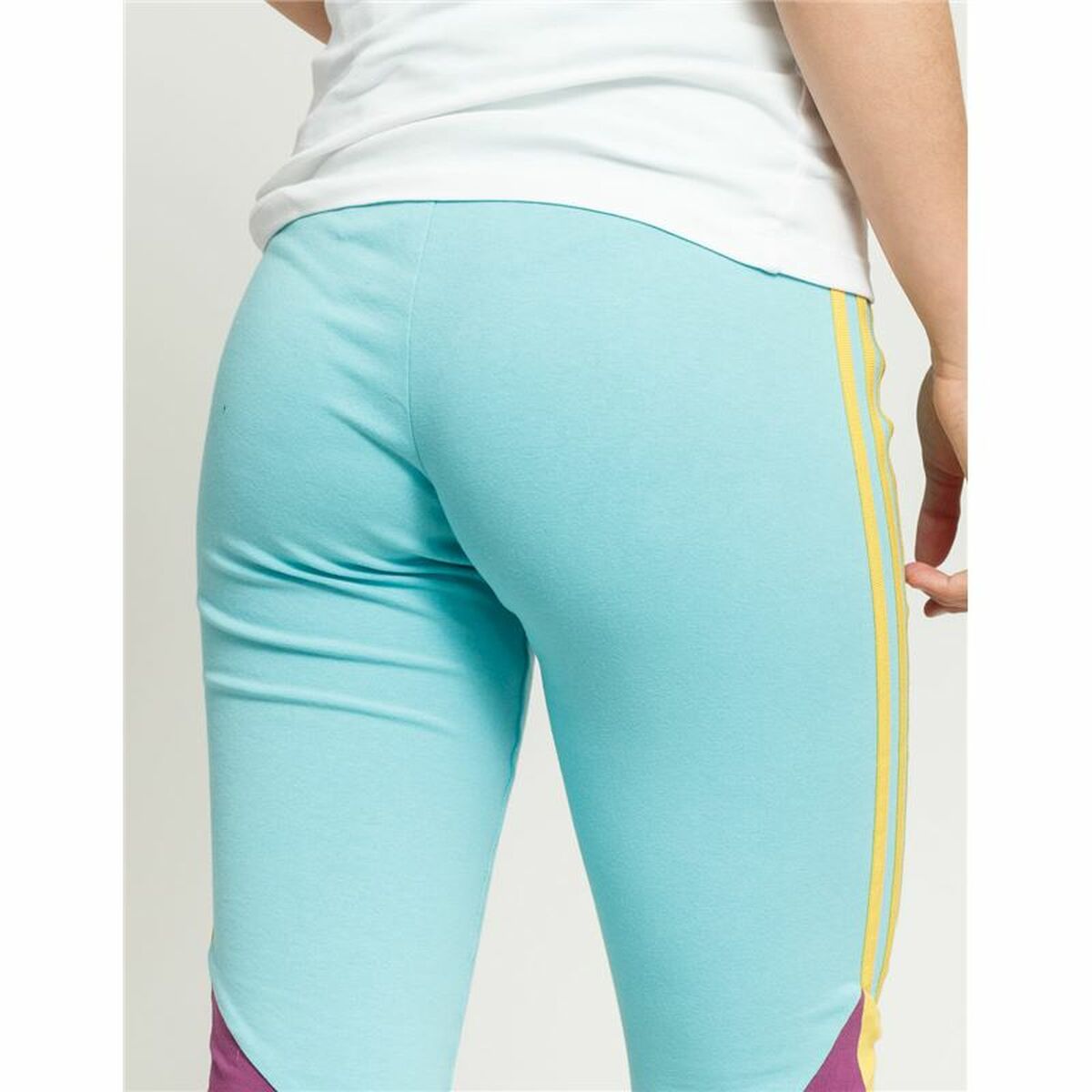 Sport-leggings, Dam Adidas  High-Waisted Aquamarine - 6