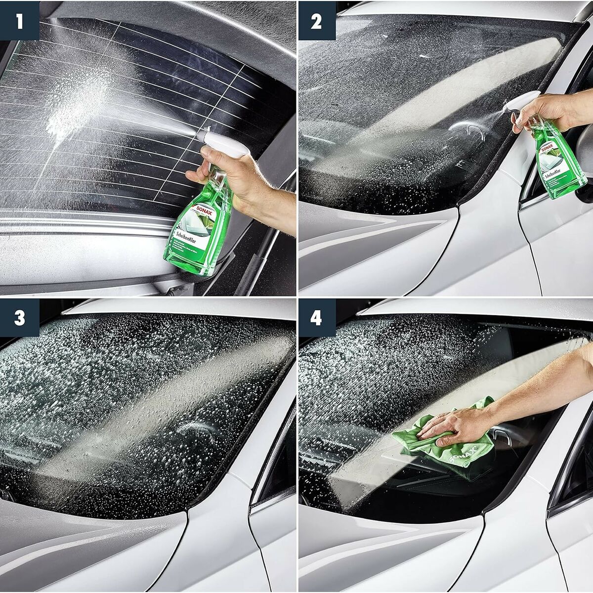Fönstertvätt med spray Sonax SX03382410 500 ml - 3