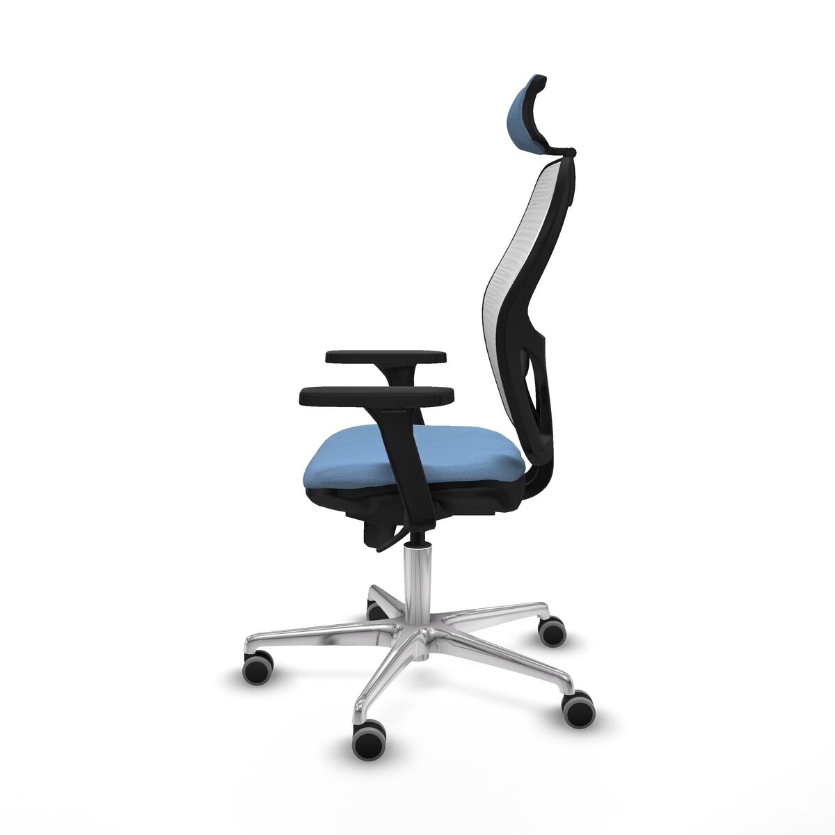 Kontorsstol med nackstöd Piqueras y Crespo 3D086G2 Himmelsblå - 3
