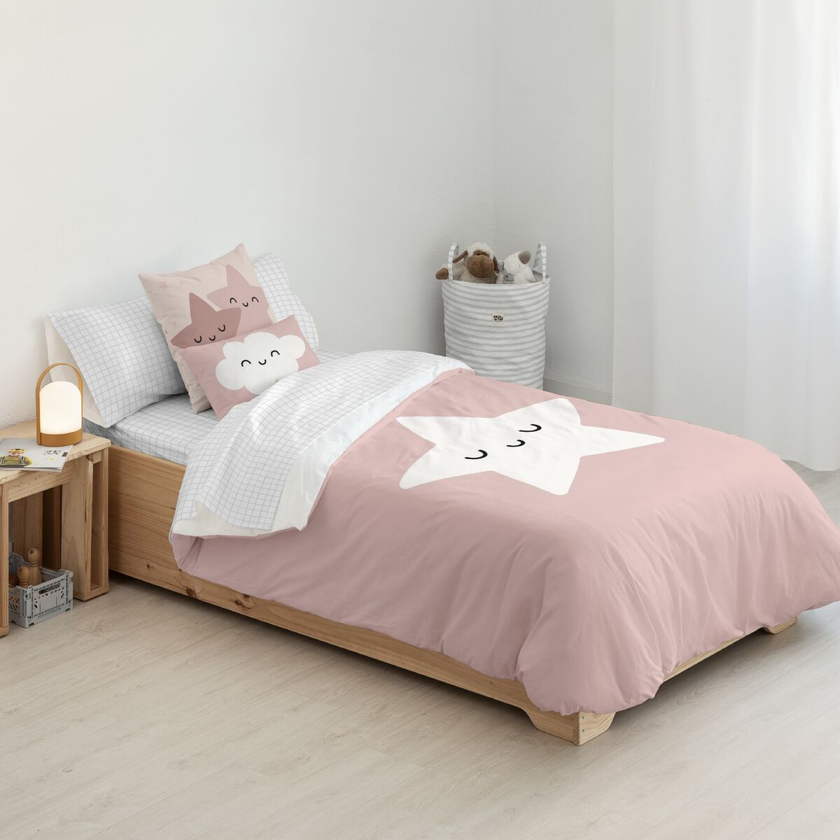 Påslakan Kids&Cotton Nadir Rosa 155 x 220 cm - 2