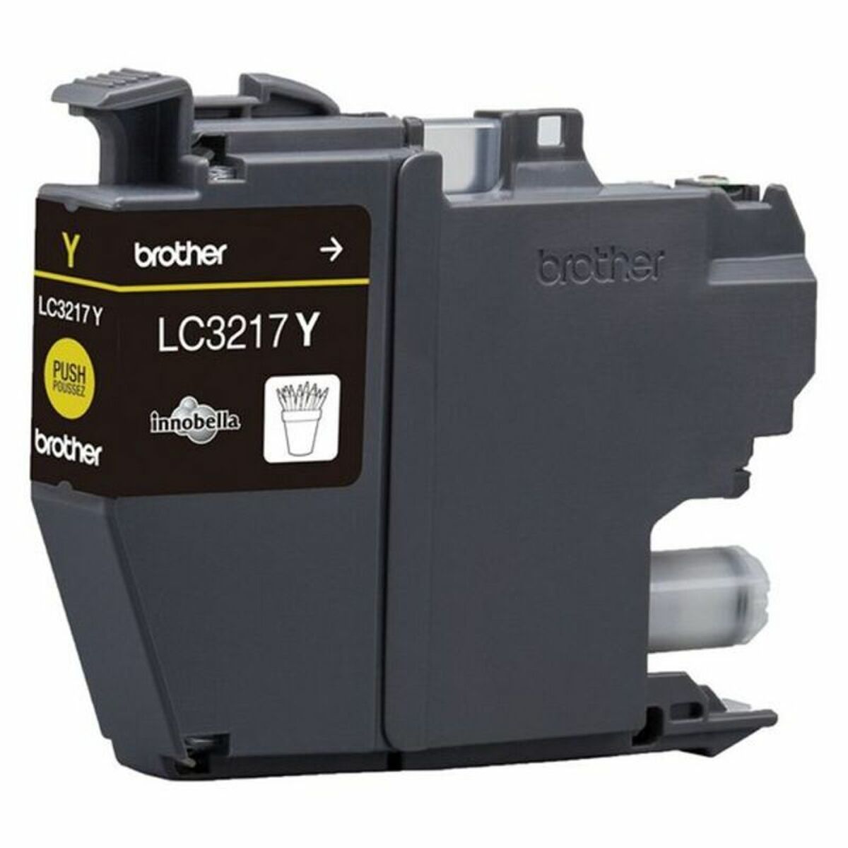 Patron Kompatibel Brother LC3217Y Gul - 2
