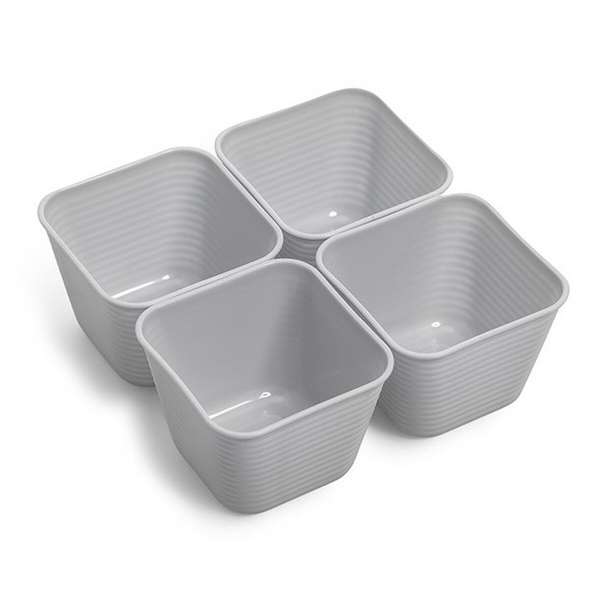Korg - set Dem Flera användningsområden 8,2 x 8,2 x 6 cm (4 antal) - 3