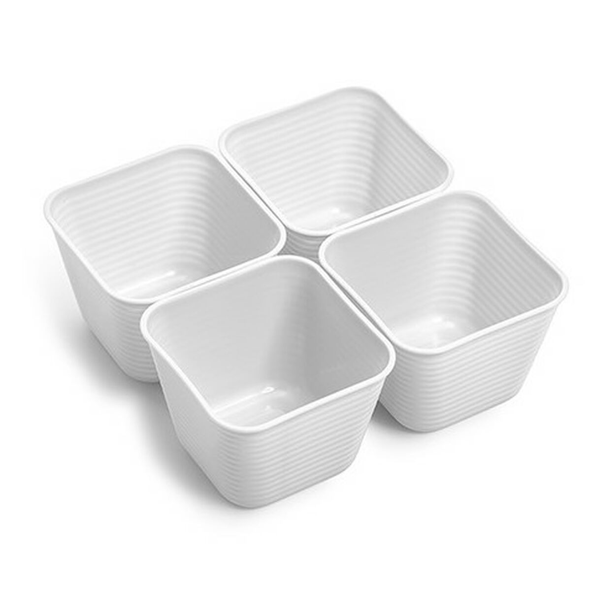 Korg - set Dem Flera användningsområden 8,2 x 8,2 x 6 cm (4 antal) - 4