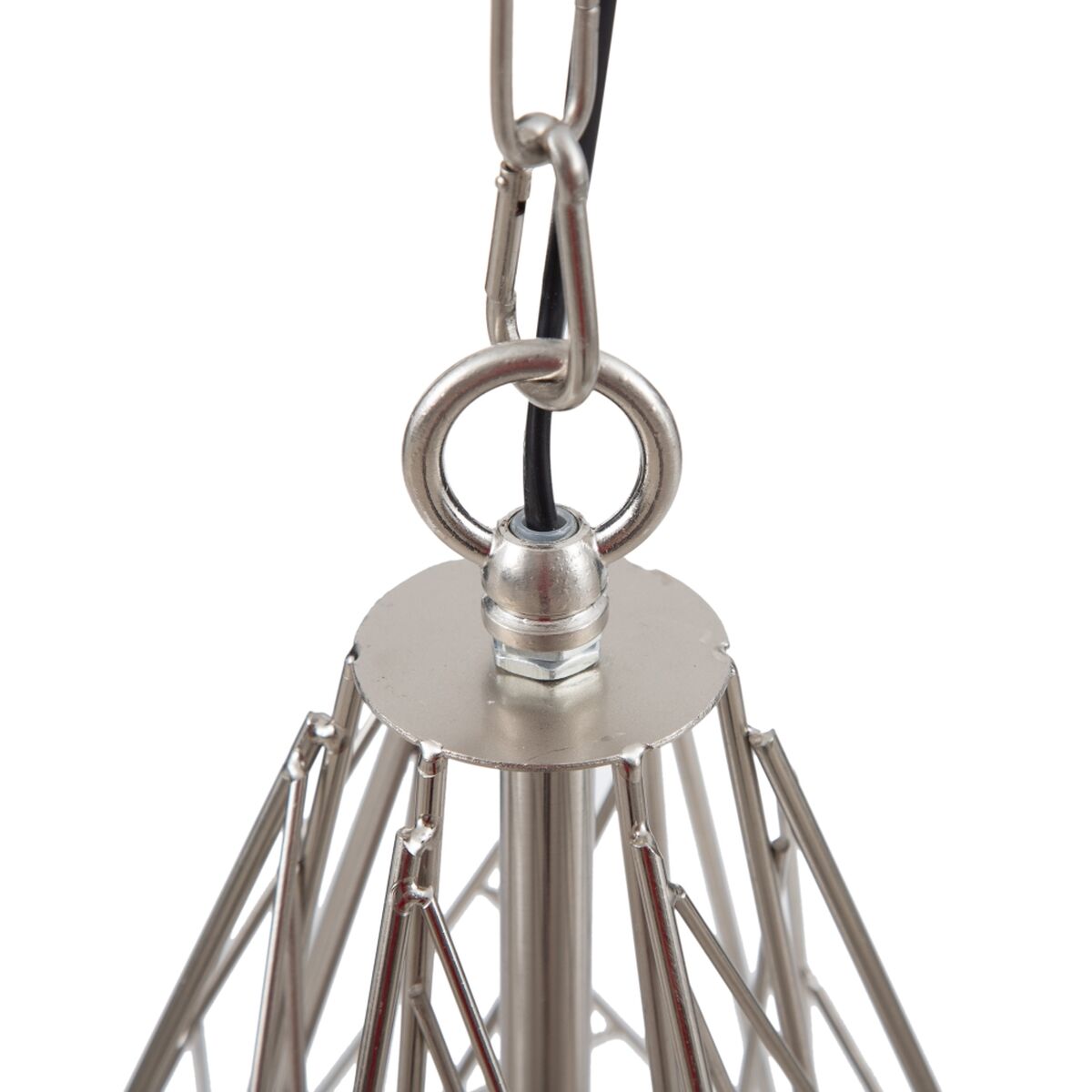 Taklampa Metall Silver 35 x 35 x 45 cm - 6