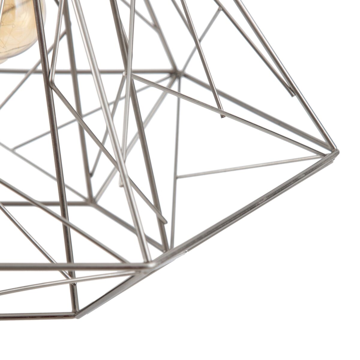 Taklampa Metall Silver 35 x 35 x 45 cm - 4