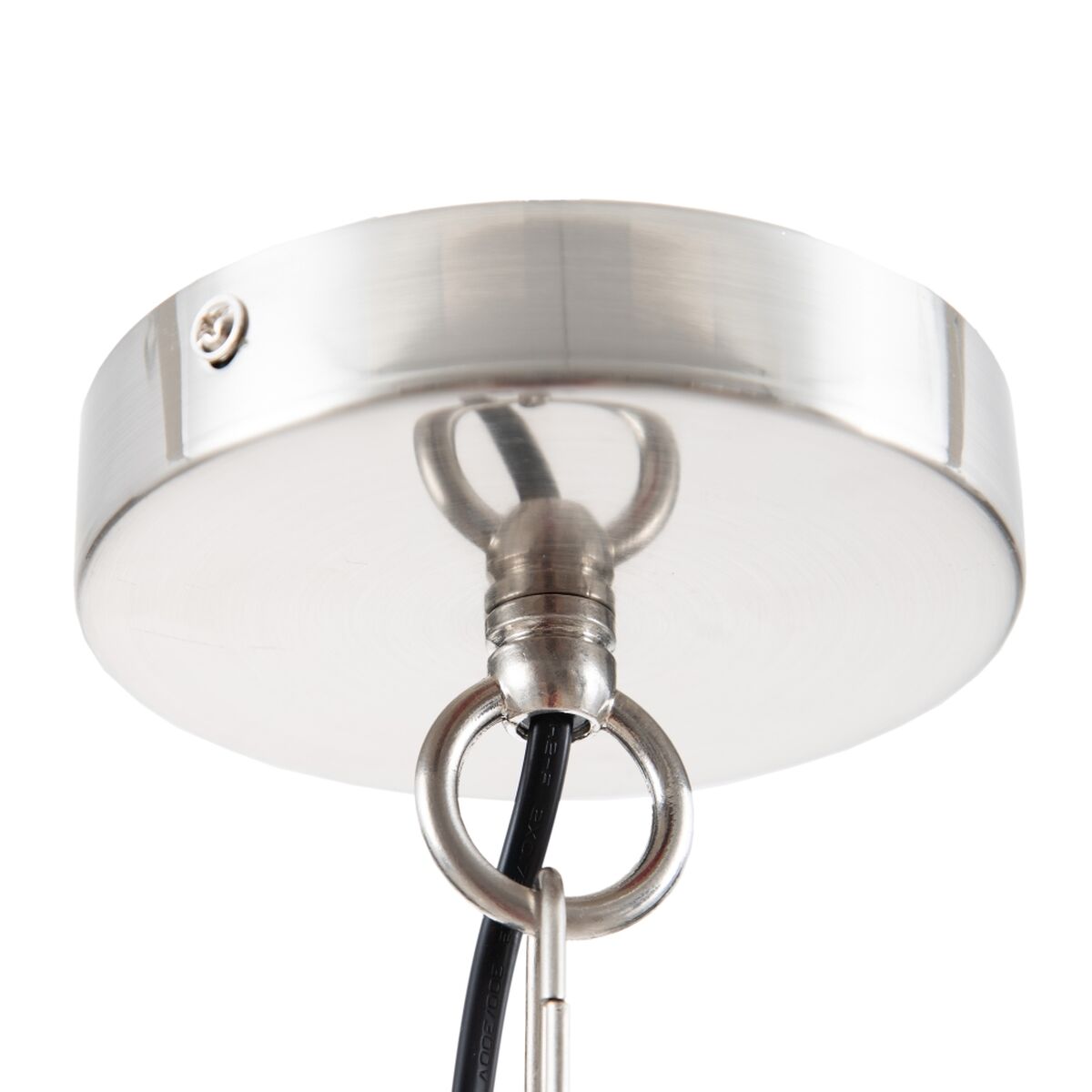 Taklampa Metall Silver 35 x 35 x 45 cm - 2