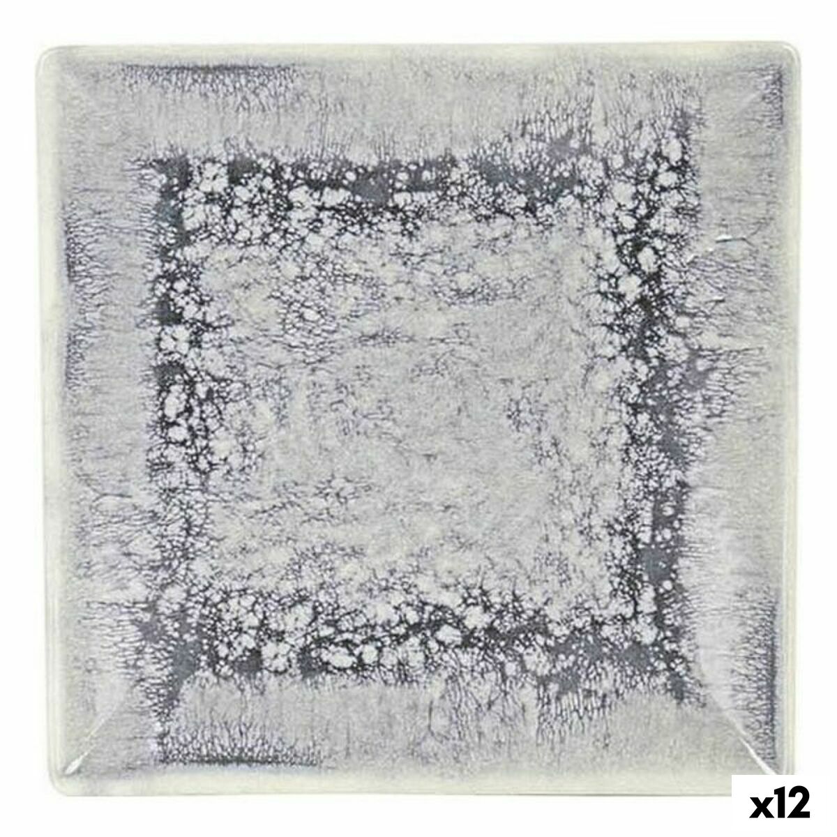 Dessert La Mediterránea Adhara Porslin 18 x 18 x 2 cm (12 antal) (18 x 18 x 2 cm)