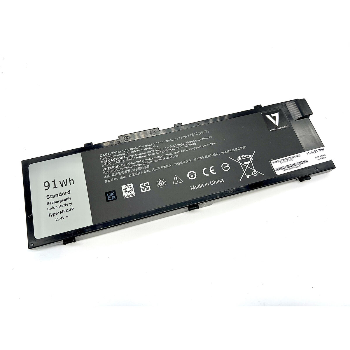 Laptopbatteri DELL PRECISION 7510/7520 V7 D-MFKVP-V7E 7982 mAh