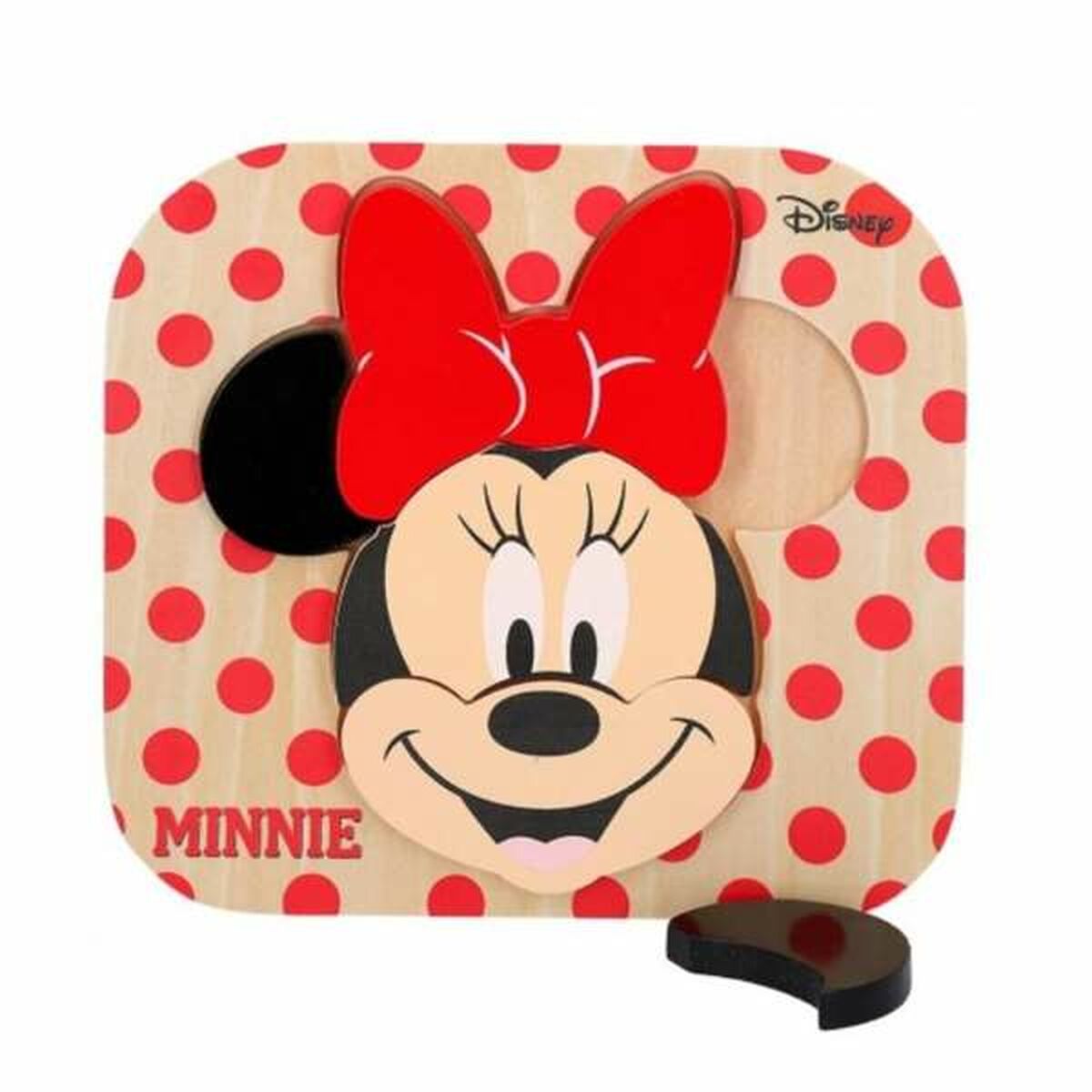 Barnpussel i trä Minnie Disney 6 pcs (22 x 20 cm) - 6