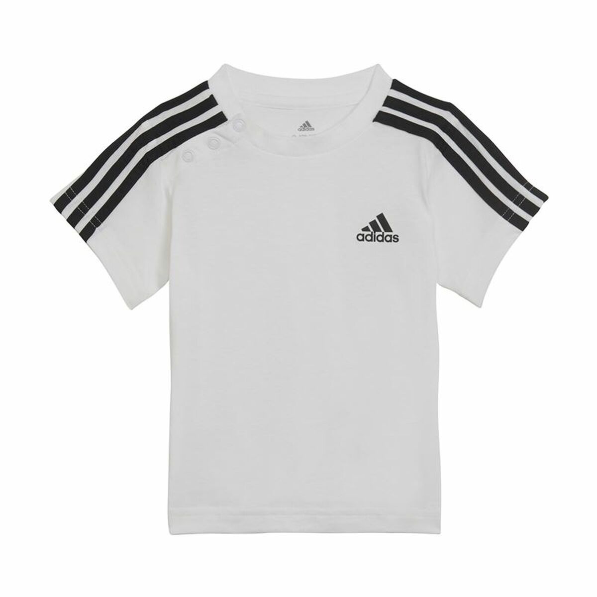 Träningskläder, Baby Adidas Three Stripes Svart Vit - 9