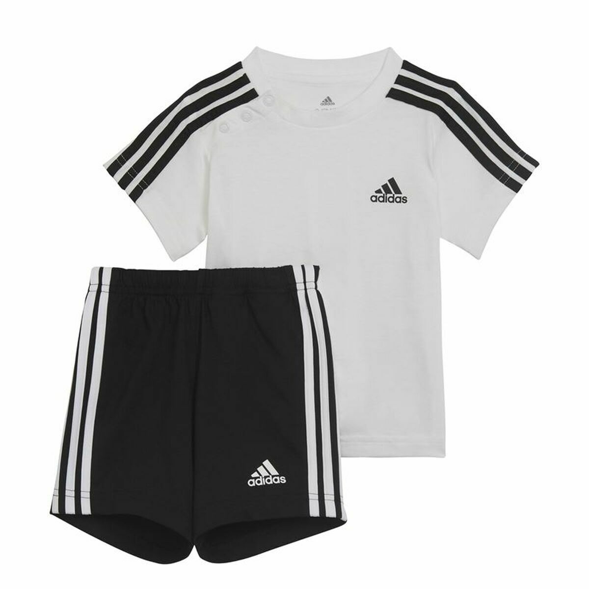 Träningskläder, Baby Adidas Three Stripes Svart Vit - 8