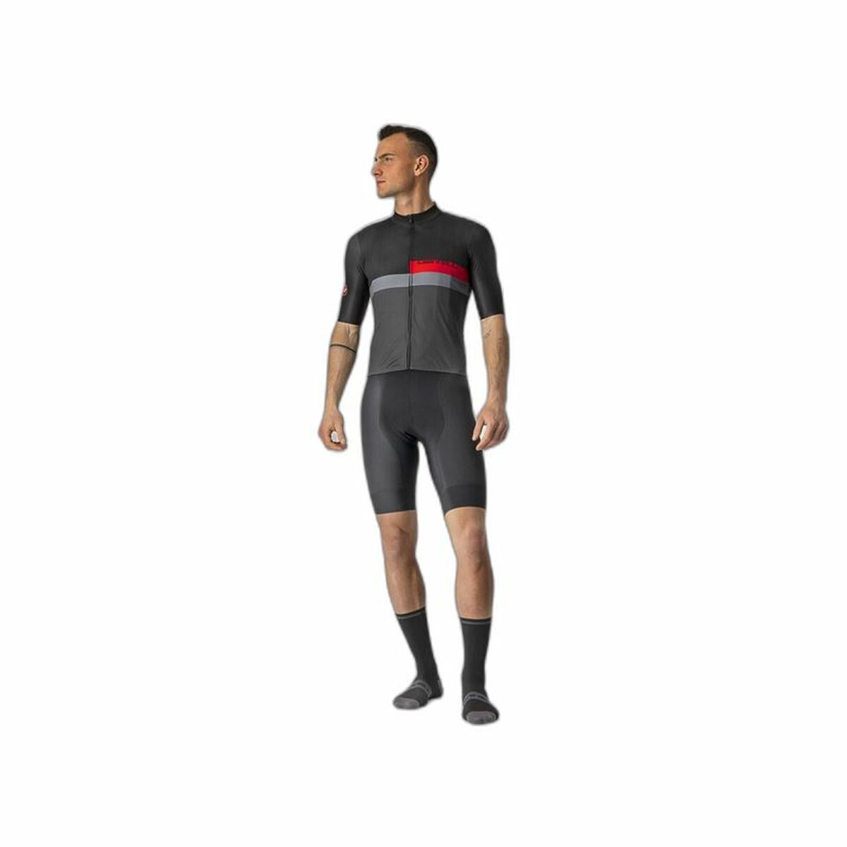 Cykeltröja Castelli A Blocco Svart - 3