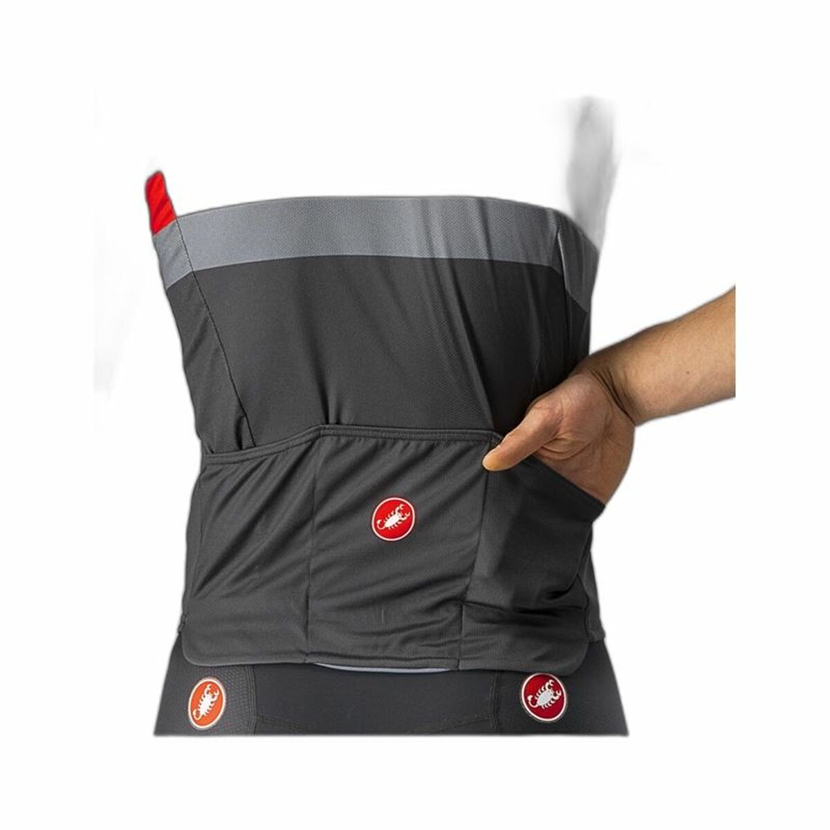 Cykeltröja Castelli A Blocco Svart - 2