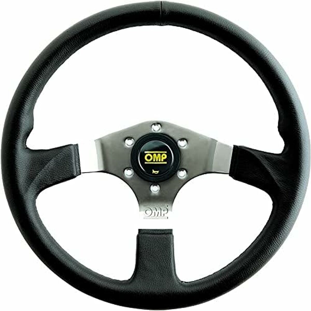 Racing-ratt OMP OD/2019/LN Ø 35 cm Svart Krom - 2