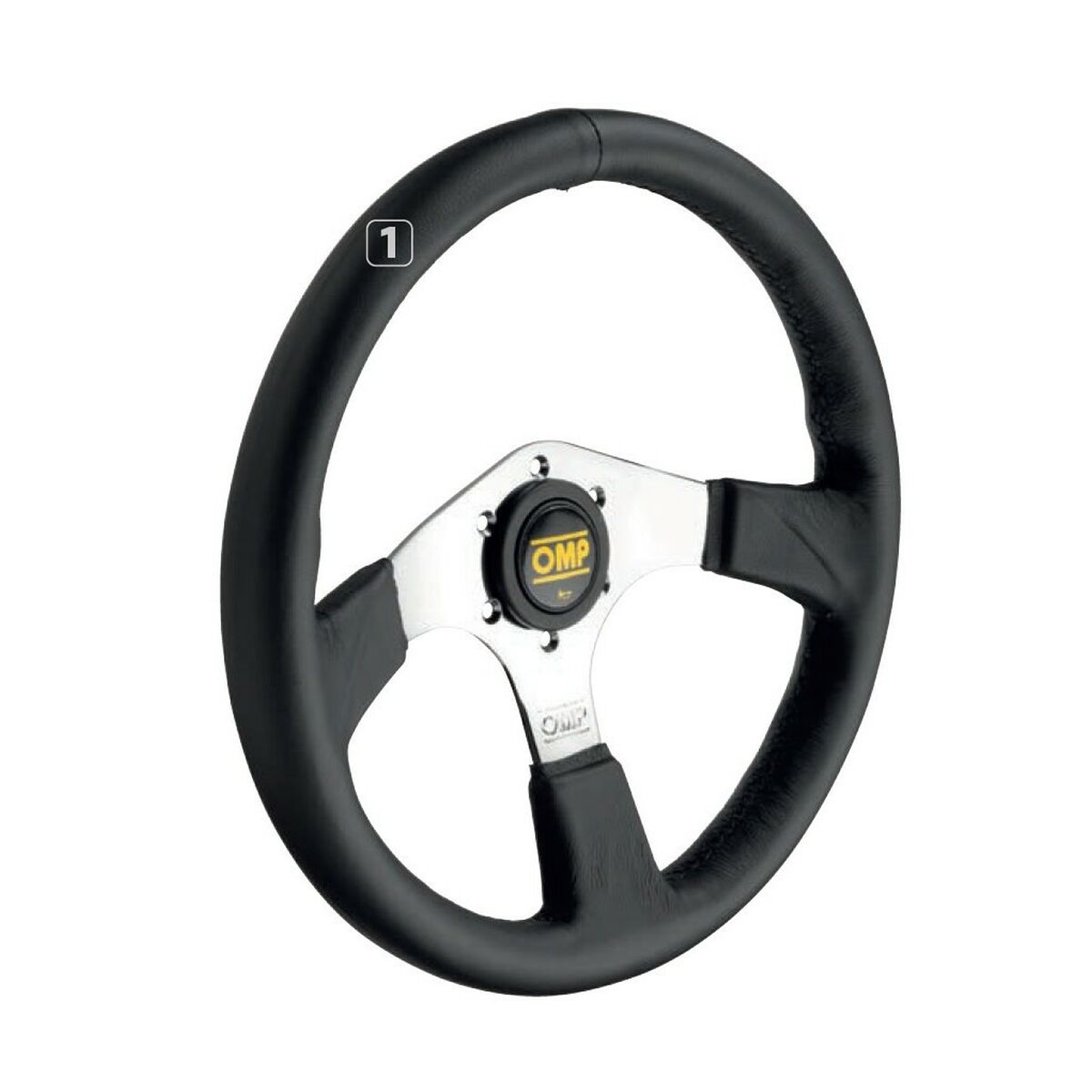 Racing-ratt OMP OD/2019/LN Ø 35 cm Svart Krom