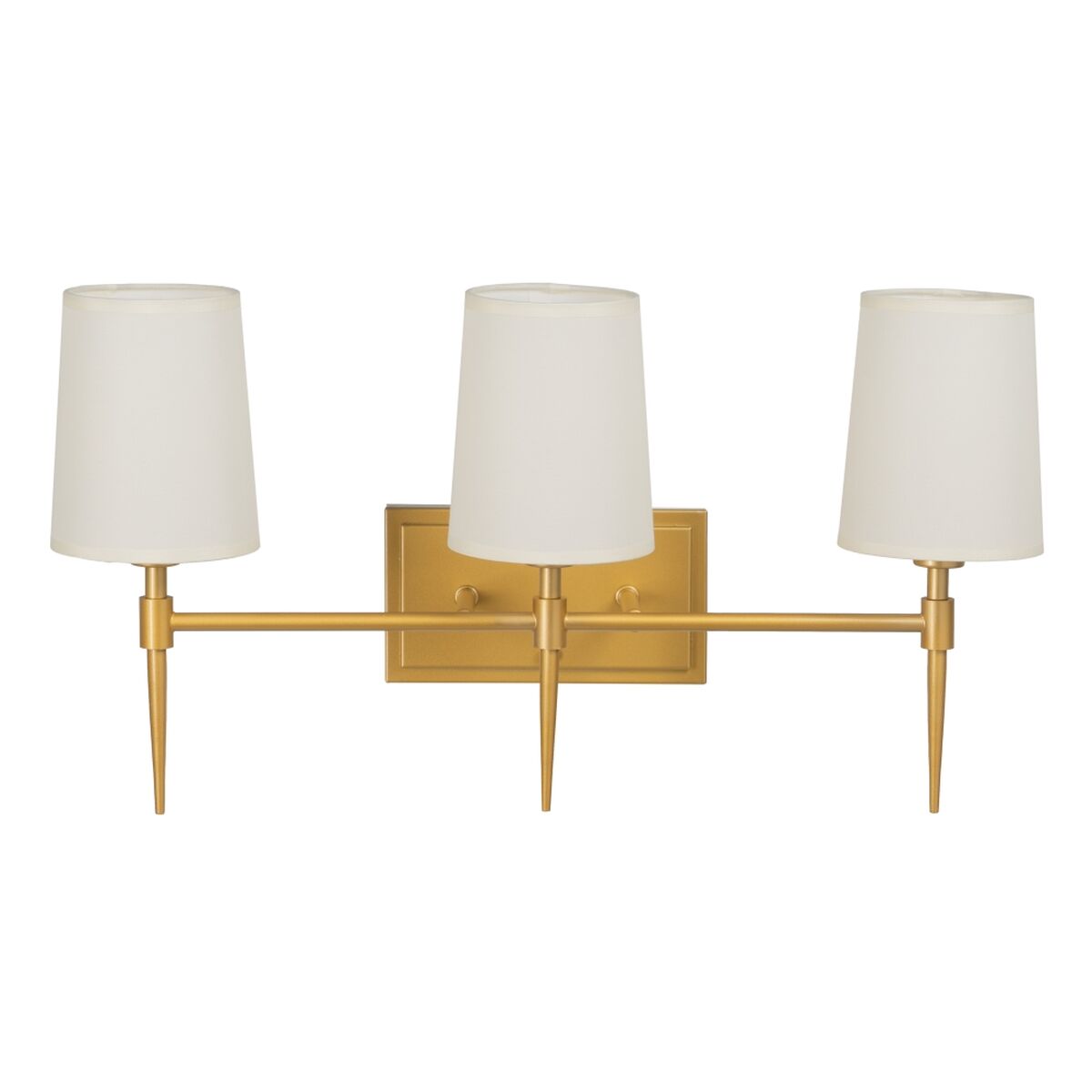 Vägglampa 58 x 20 x 31,5 cm Syntetmaterial Gyllene Metall Modern - 5
