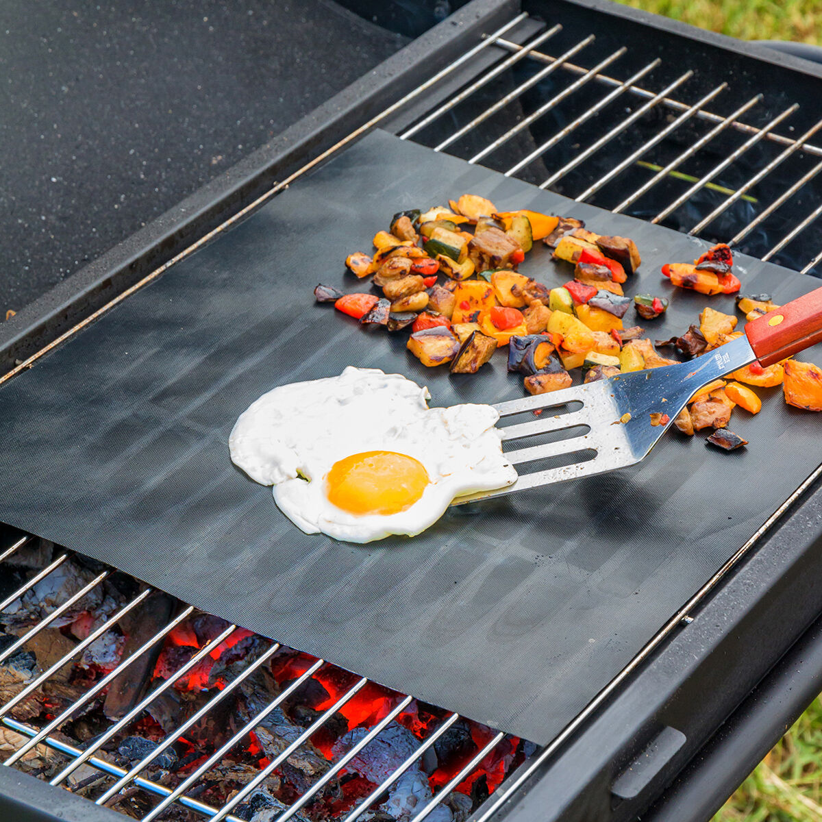 Underlägg för ugn och grill InnovaGoods 2 antal - 3