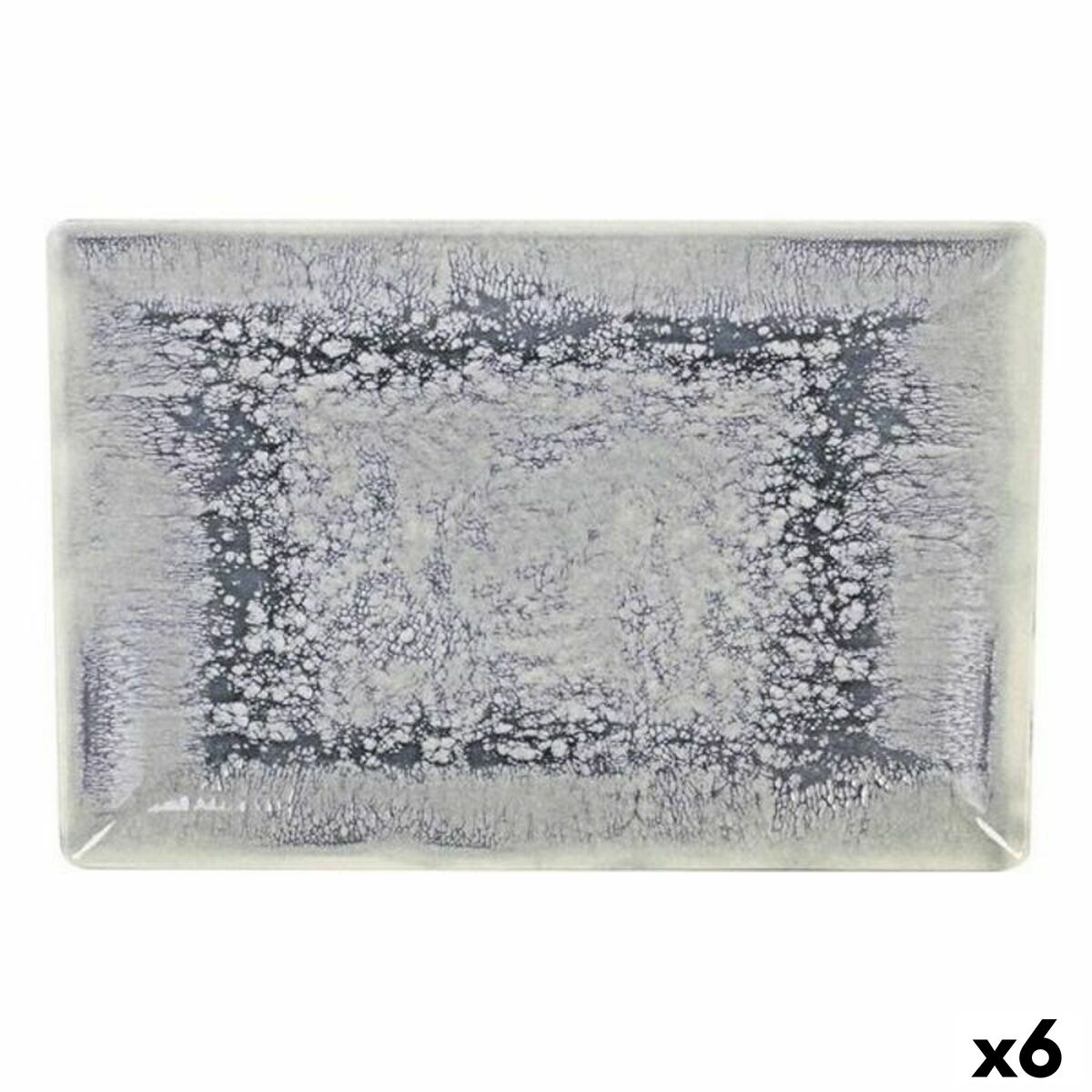 Servingsfat La Mediterránea Adhara Porslin Rektangulär 30 x 20 x 2,5 cm (6 antal) (30 x 20 x 2,5 cm)