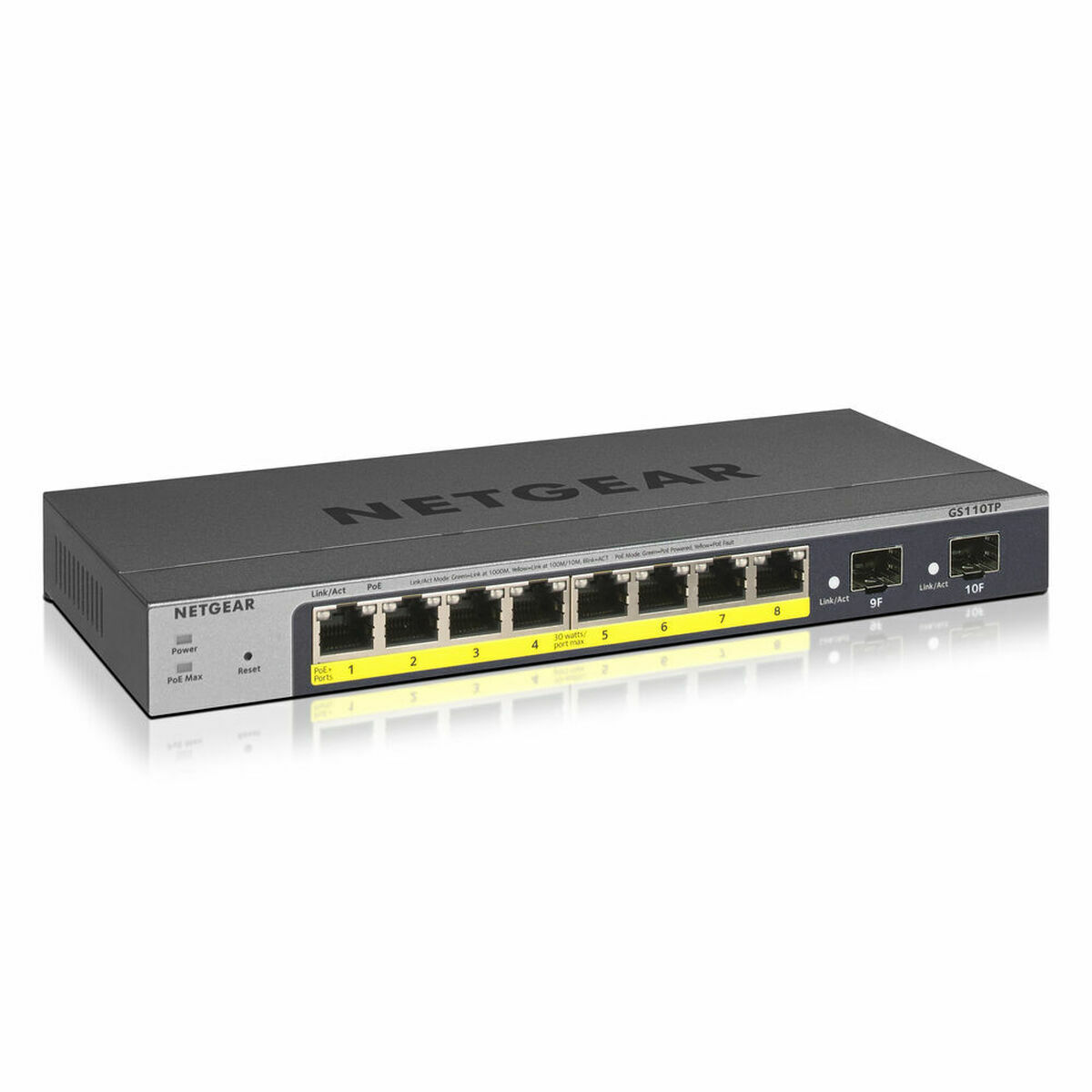 Switch Netgear GS110TP-300EUS       Svart - 2
