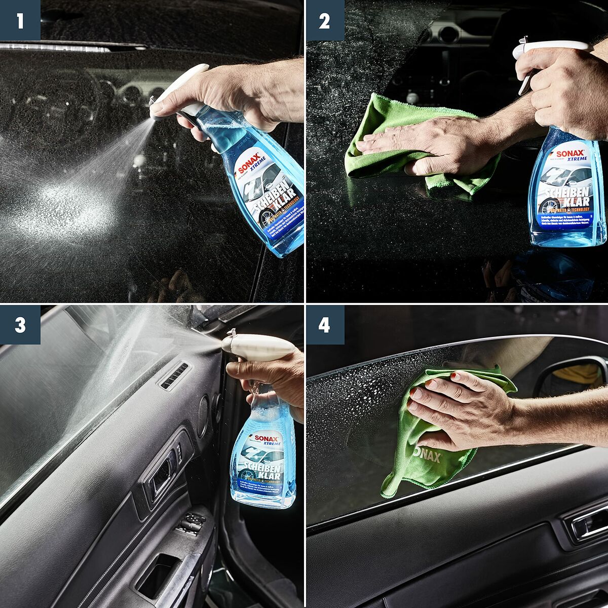 Fönstertvätt med spray Sonax SX02382410 500 ml - 3