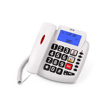 Markkabeltelefon SPC Internet 3296B Vit