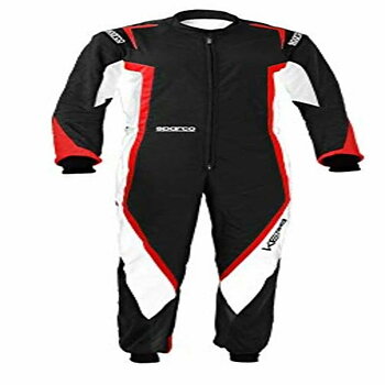 Racing-overall Sparco K44 KERB Svart/Röd XS