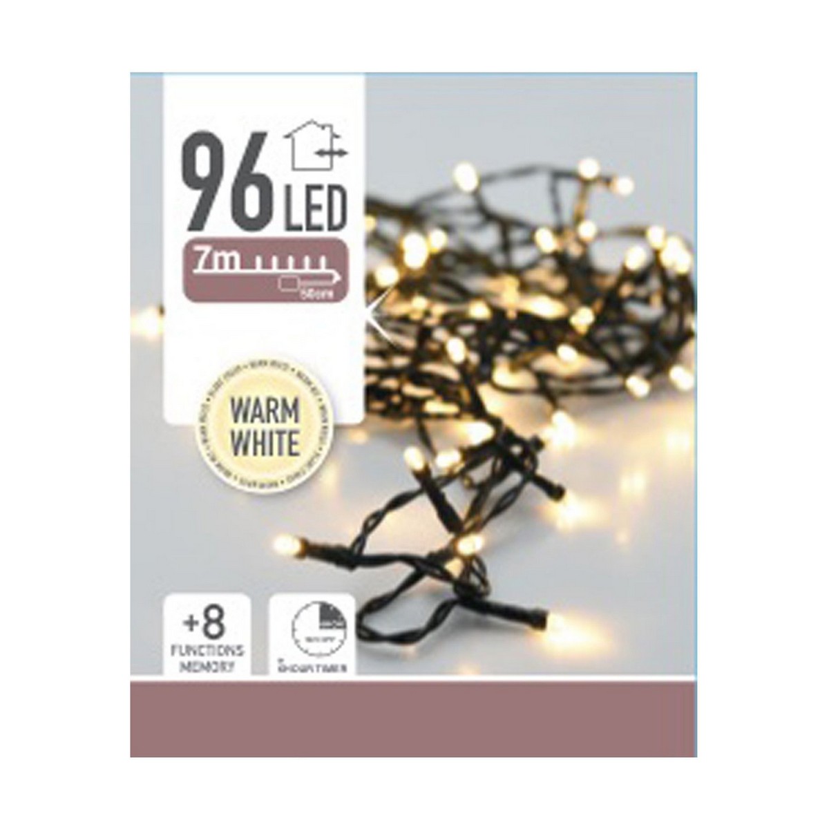 LED-krans AX8415220 Vit Svart Varmvit 7 m - 5