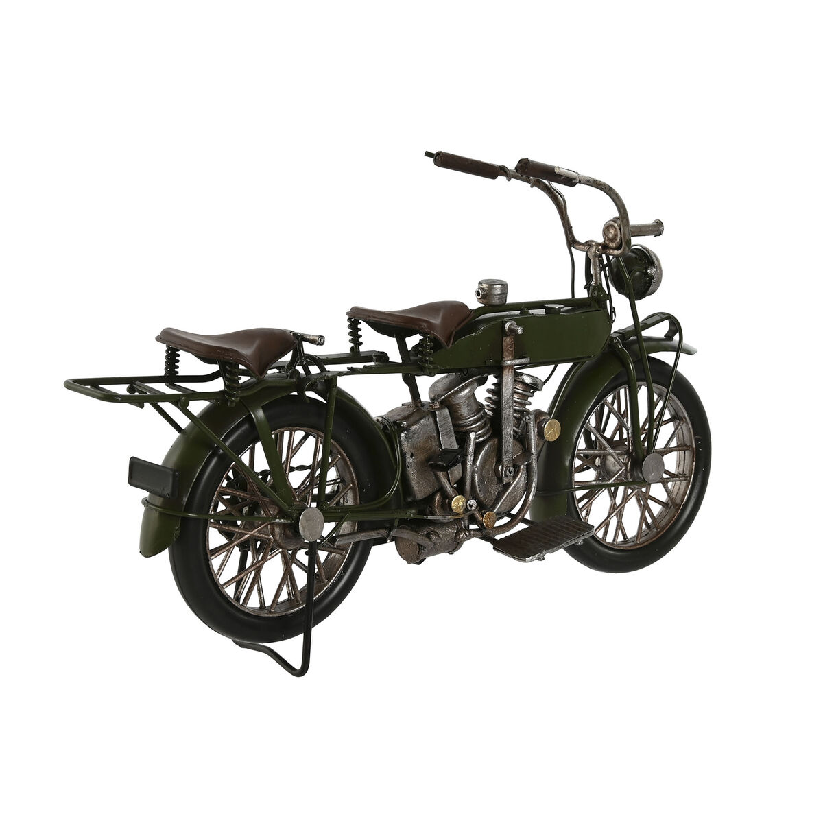 Prydnadsfigur Home ESPRIT Blå Grön Motorcykel Vintage 31 x 8 x 16 cm (2 antal) - 3