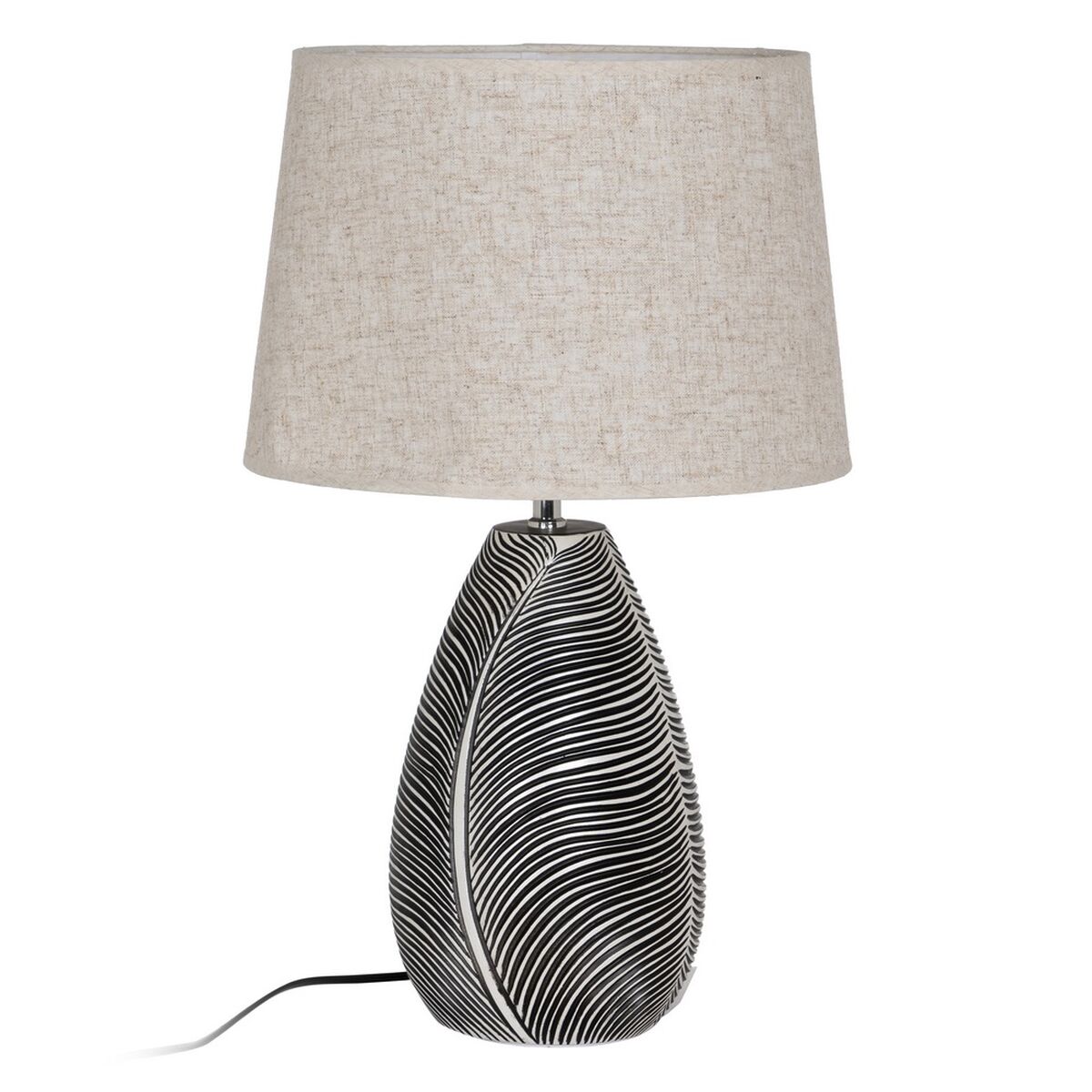 Bordslampa Vit Svart 38 x 38 x 60 cm