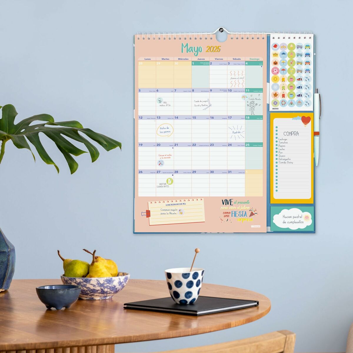 Väggkalender Finocam Family 2024-2025 21,5 x 32,5 cm - 4