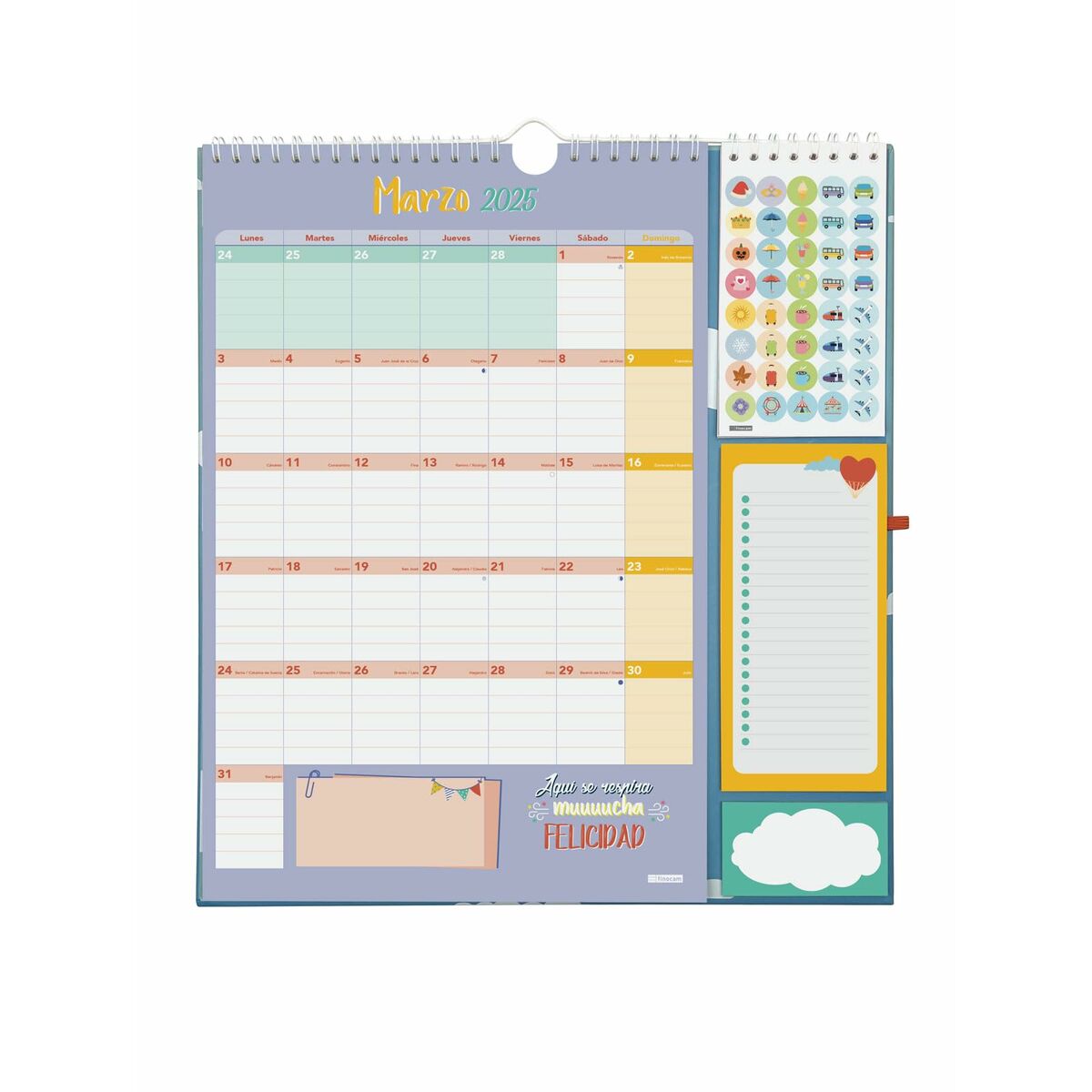 Väggkalender Finocam Family 2024-2025 21,5 x 32,5 cm - 2