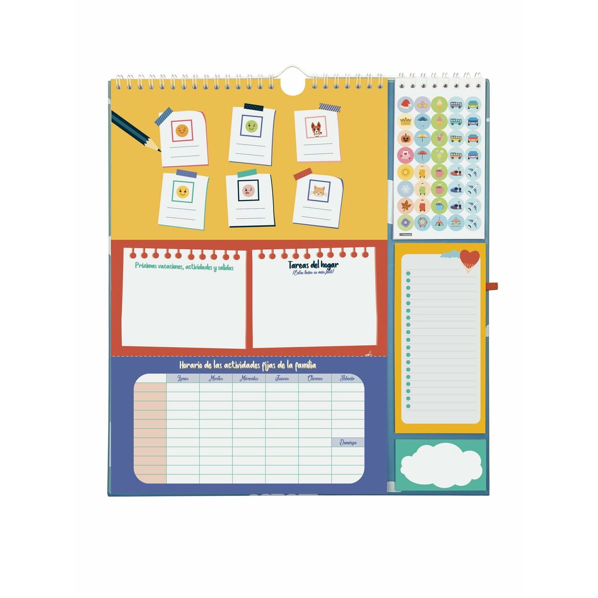 Väggkalender Finocam Family 2024-2025 21,5 x 32,5 cm - 5