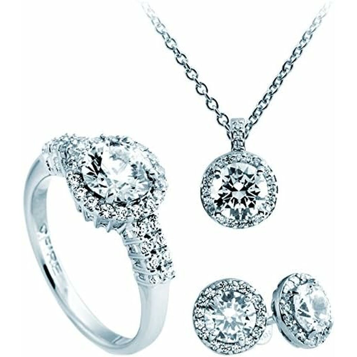 Halsband och matchande örhängesset Diamonfire 1312691918180 Ring - 2
