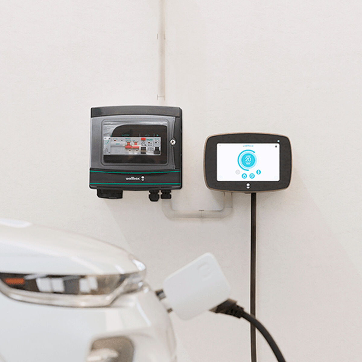 Skydd mot spänningstoppar Wallbox Fuse Box Pro  A+ MCB Curva - 12
